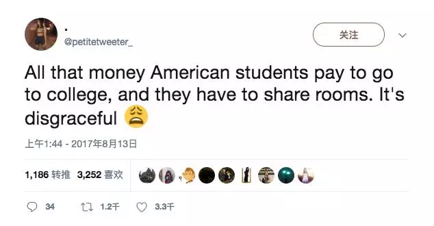 英国网友震惊了：什么？美国人上大学还要挤宿舍？